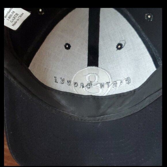 VTG Garth Brooks World Tour black cap baseball Hat snap back - Picture 8 of 9